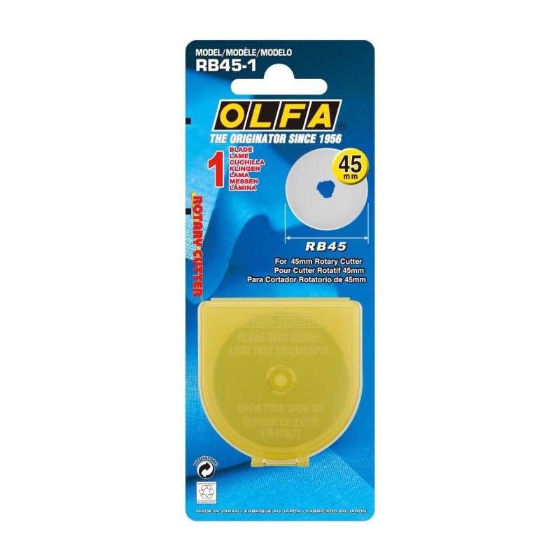 JUEGO CUCHILLAS ROTATIVA OLFA RB45-10