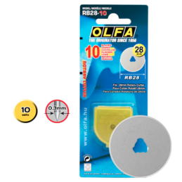 CUCHILLA ROTATIVA PAQUETE X 10 UND