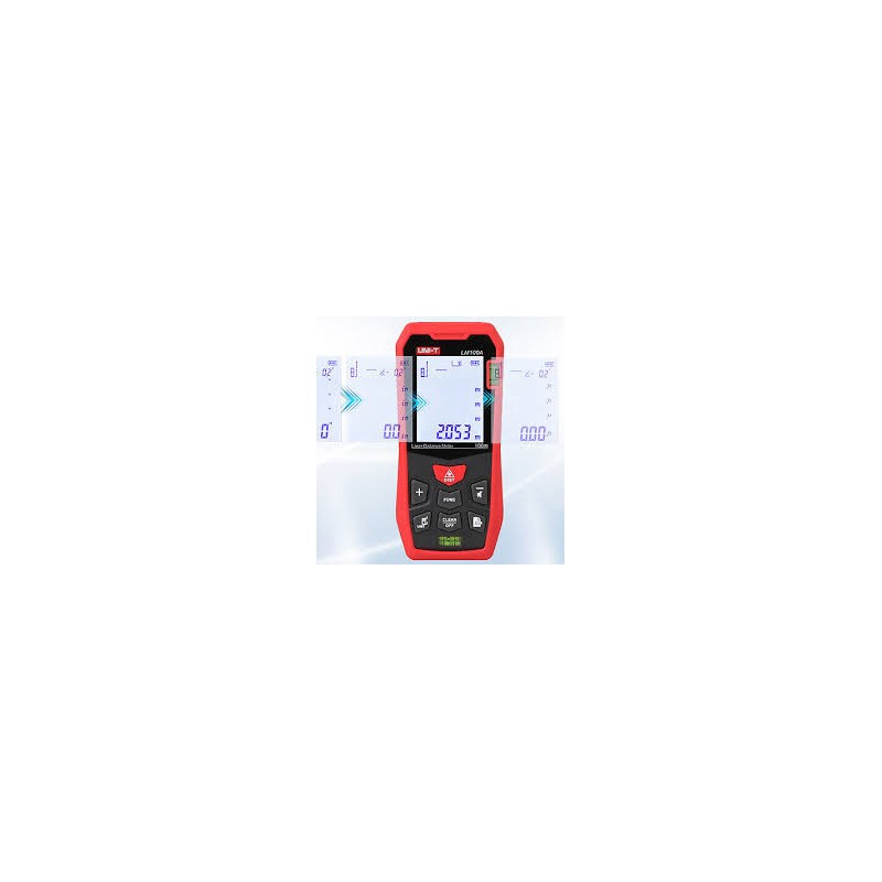 MEDIDOR DE DISTANCIA LASER SERIE LM Rango 100m, unidades metros/pies/