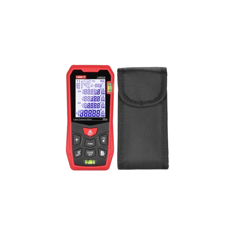 MEDIDOR DE DISTANCIA LASER SERIE LM Rango 50m, unidades metros/pies/p