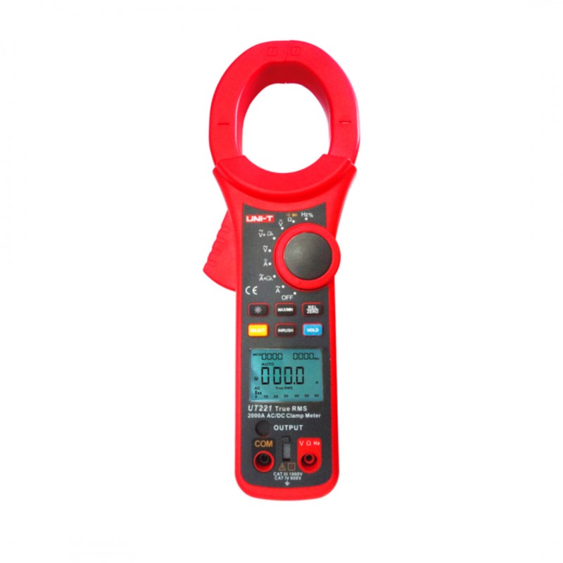 PINZA VOLTI-AMPERIMETRICA DIGITAL (2500A) Volts DC: 2V - 1000V. Volts - AC: