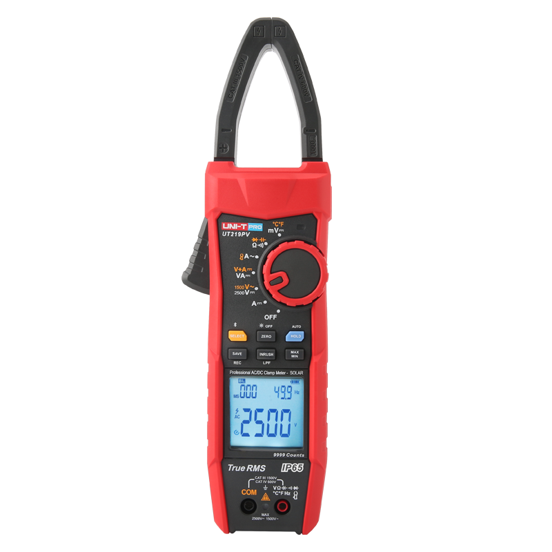 PINZA VOLTIAMPERIMETRICA AC/DC ESPECIAL PARA AMBIENTES FOTOVOLTAICOS Calificacion de seguridad Cat III
