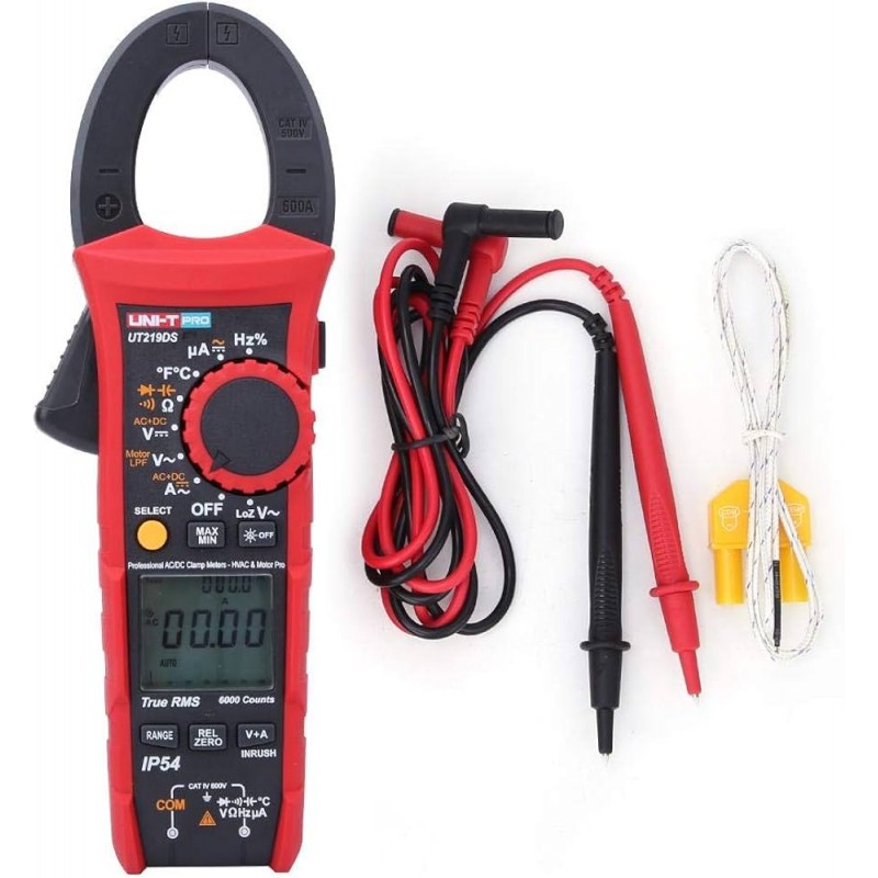 PINZA VOLTIAMPERIMETRICA UNIT PRO - HVAC/R MOTOR Calificacion de seguridad IV 600