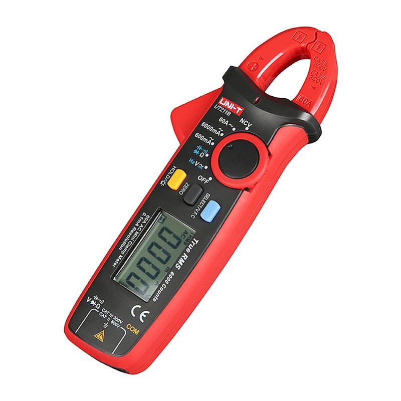PINZAS VOLTI-AMPERIMETRICAS AC corriente 600mA/6000mA/60ACorr