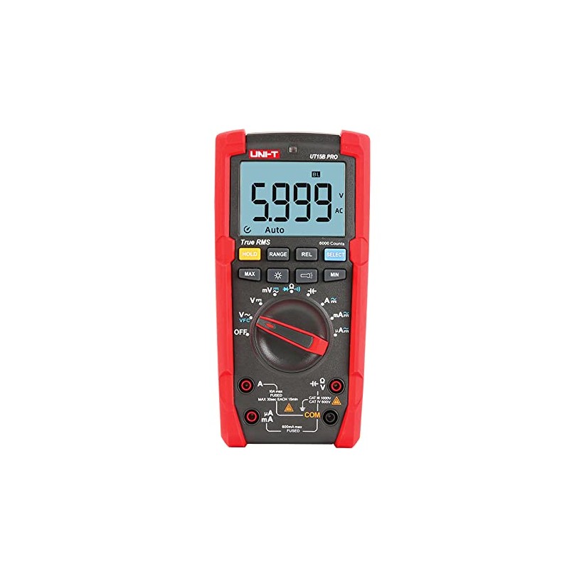 MULTIMETRO TRUE RMS AUTORANGO (CAT III 1.000 V) Rangos: Volts DC/AC 1.000VResiste