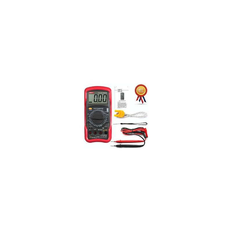 MULTIMETROS DIGITALES MARCA UNI-T Rango: Volts DC: 200mV - 1000V. V