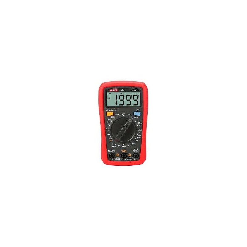 MULTIMETROS DIGITALES MARCA UNI-T Rangos: Volts DC: 200mV - 600V. V