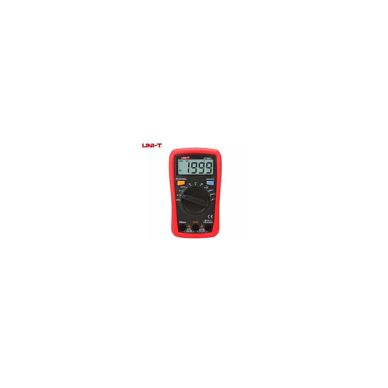 MULTIMETROS DIGITALES MARCA UNI-T Rangos: Volts DC: 200mV - 600V. V