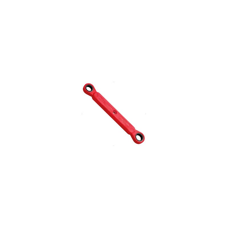 LLAVE ESTRIADA TIPO RATCHET DE 10 X 11 MM AISLADA A 1000 VOLT