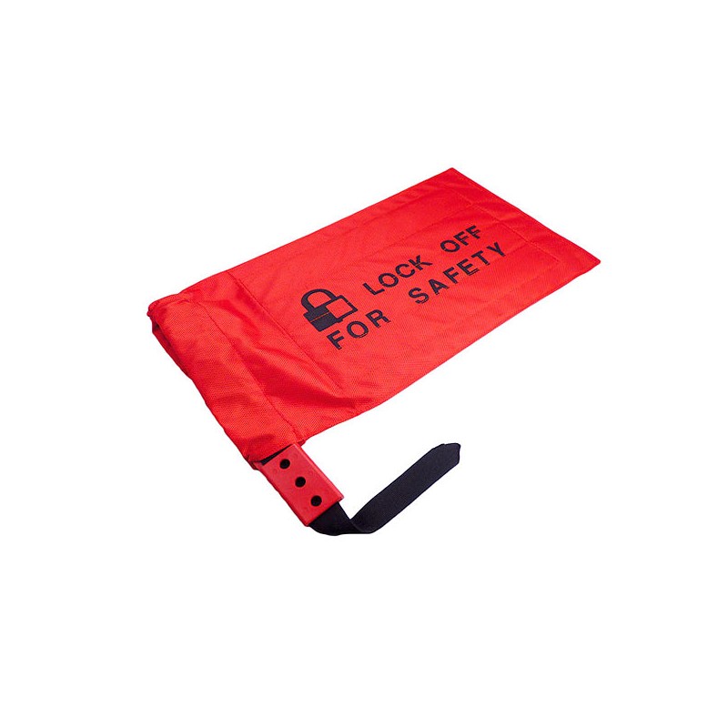 BOLSA DE BLOQUEO LOTO IFAM | FUNDA DE SEGURIDAD REGULABLE PARA VALVULAS Y CONTROLES