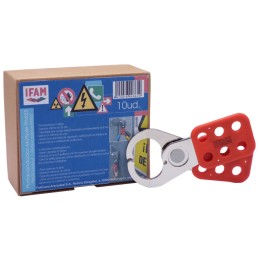 PORTACANDADOS MÚLTIPLE DE ACERO LOTO IFAM PMI | ARO 25mm PARA BLOQUEO INDUSTRIAL