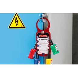 PORTACANDADOS MÚLTIPLE LOTO IFAM | 100% ALUMINIO PARA BLOQUEO MECÁNICO