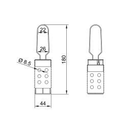 PORTACANDADOS DIELECTRICO LOTO IFAM | 100% PLASTICO PARA BLOQUEO ELECTRICO