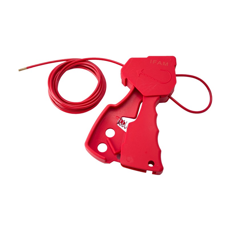 CANDADO DE CABLE DIELECTRICO LOTO IFAM | CABLE PLASTICO 3mm NO CONDUCTOR