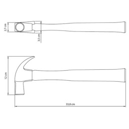 Martillo De Uña 27 mm