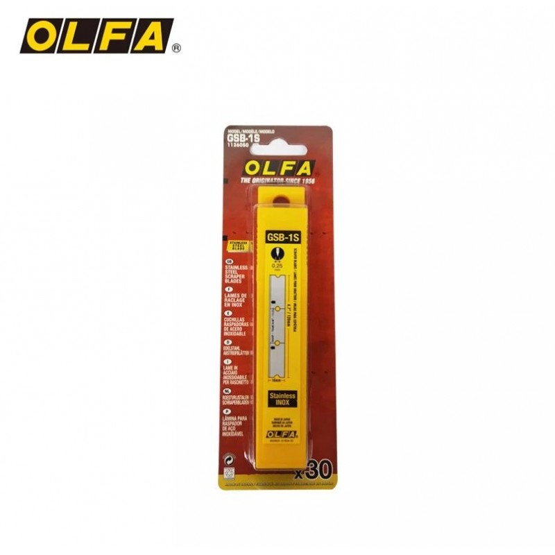 CUCHILLA PARA RASPADOR (ACERO  INOXIDABLE) X 30